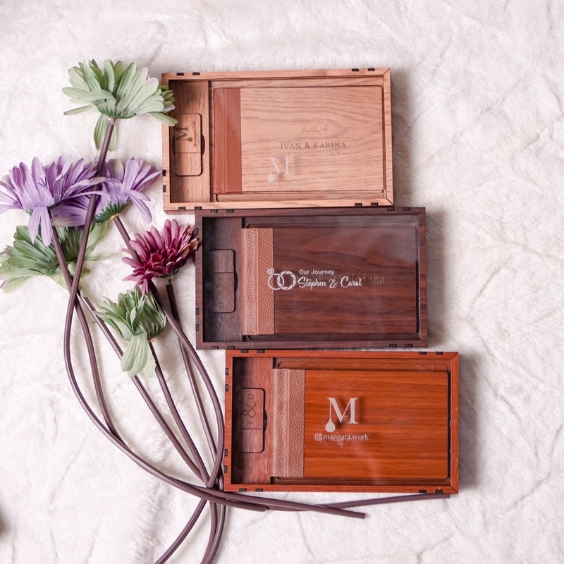 4R PHOTOBOOK WITH ACRYLIC BOX Kotak Kayu Akrilik ALBUM MAGAZINE