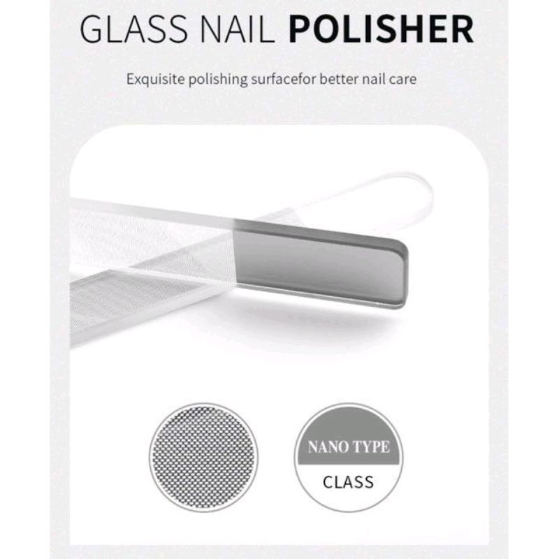 Kikir Kuku Buffer Kuku Pengkilat Kuku Alat Pedicure Medicure Glass Nail Shiner Polisher