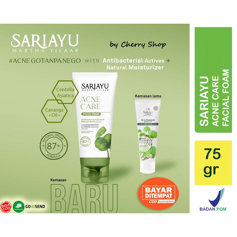 [BPOM] Facial Foam SARIAYU 75g