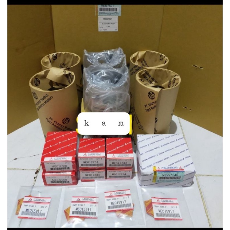 liner boring buring furing kit komplit colt diesel ps120 4D34