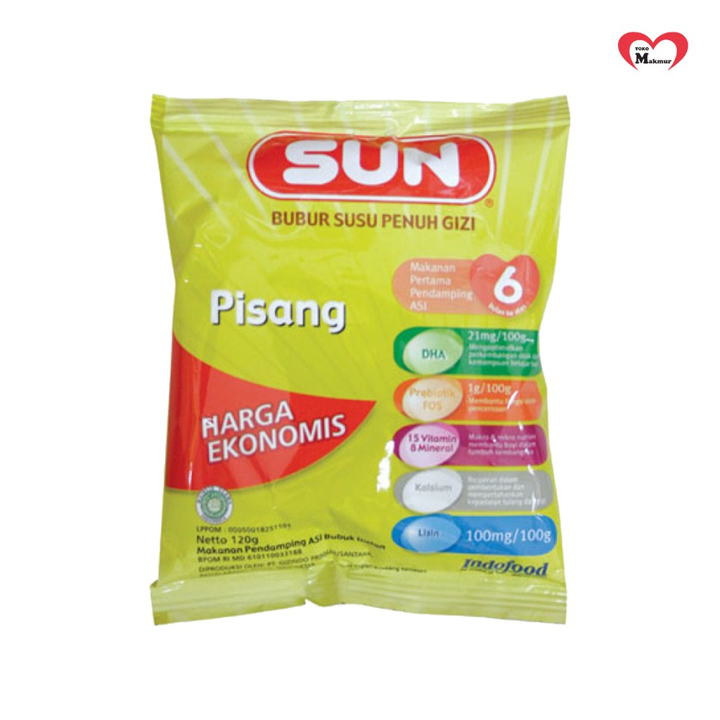 Sun Bubur Susu Ekonomis 120Gr / Toko Makmur Online