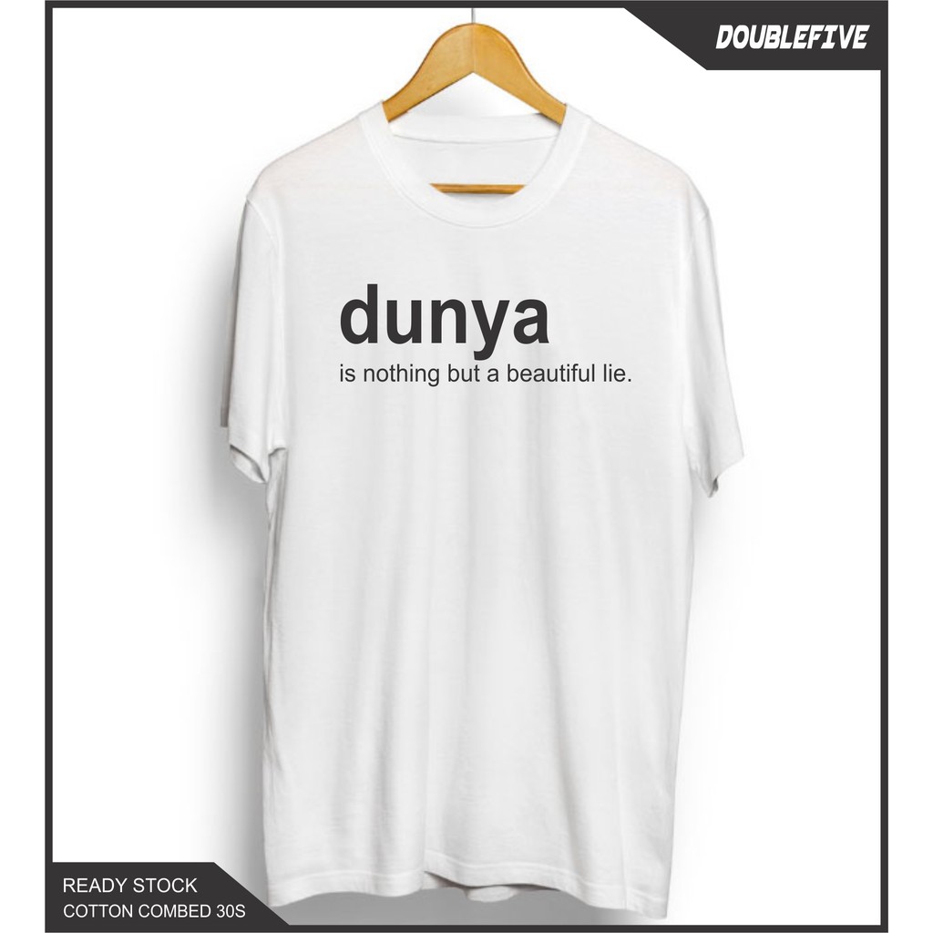 Kaos Distro Kaos Dakwah Kaos Islami Kaos Dunya Kaos Cotton Combed 30S Premium