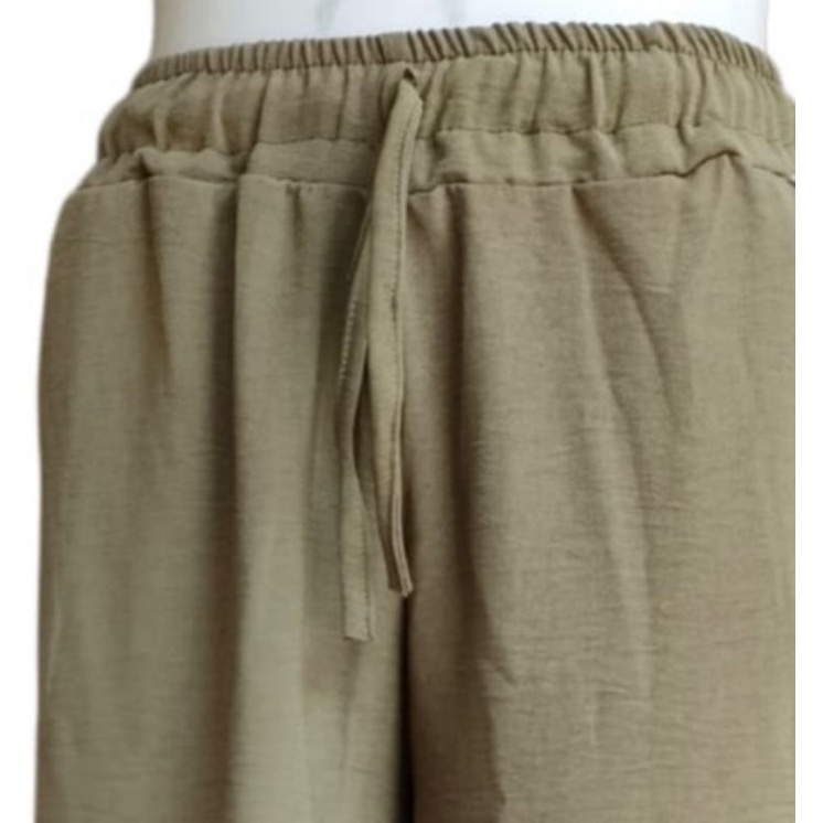 WIDI PANTS KULOT PREMIUM / KULOT CRINGKLE / KULOT UNIQLO-Army CRINGKLE