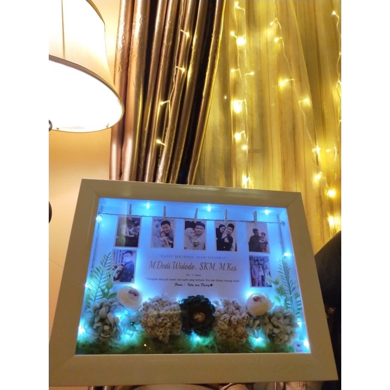 

POP UP FLOWER POLROID FRAME A+ - Kado Wisuda - Kado Bingkai - Kado Graduat - Kado Aniversary
