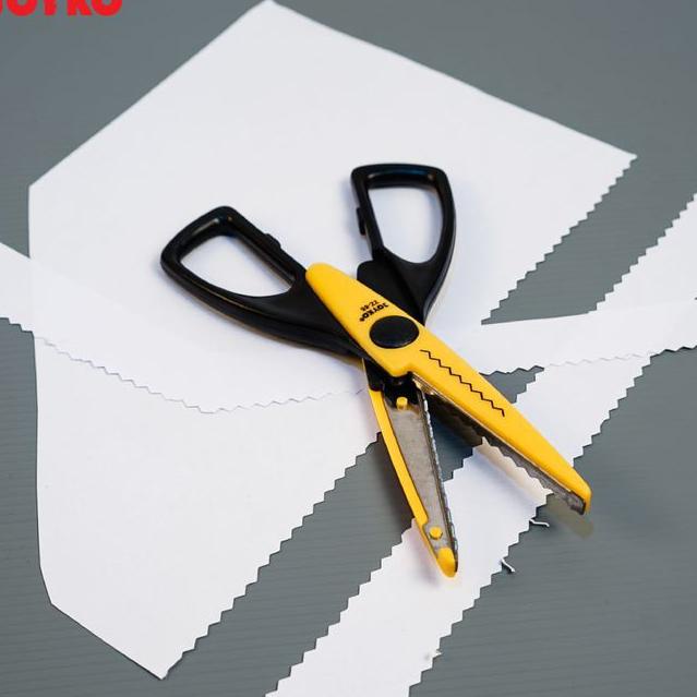 

txr Joyko Scissors ZZ-65 Gunting Dekorasi Zig Zag ZZ65 Zigzag Gerigi Dekorasi Seni Sekolah nrht945