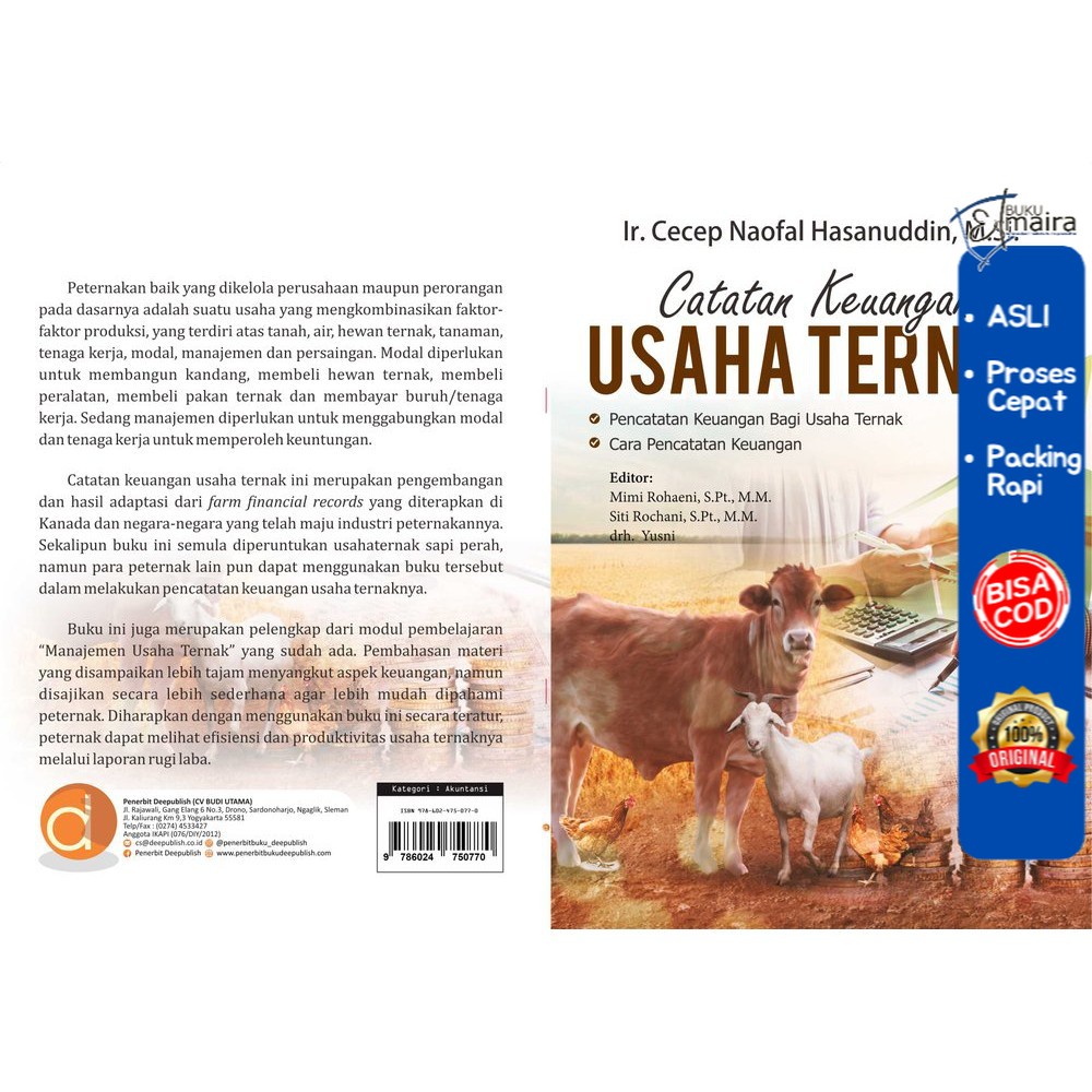 Catatan Keuangan Usaha Ternak - DEEPUBLISH