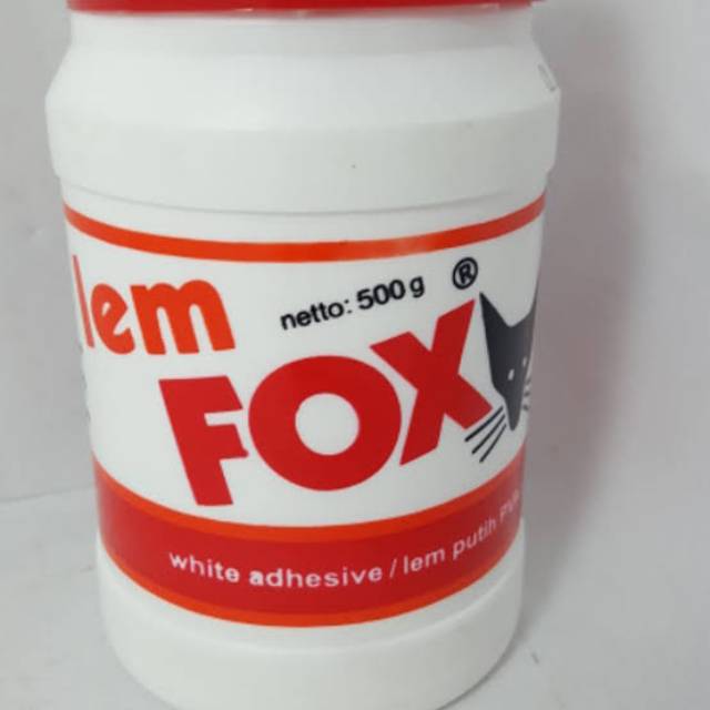 

LEM PUTIH PVAC FOX 500 GRAM