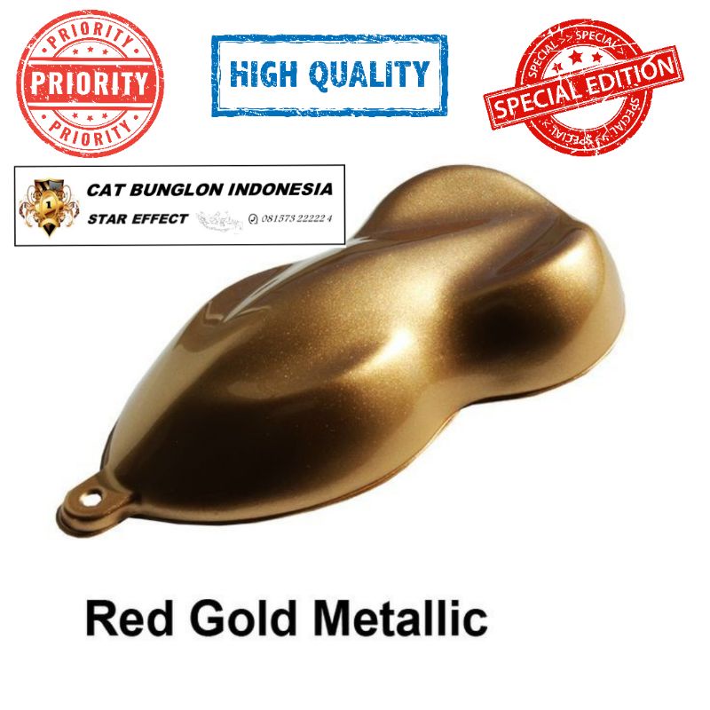 Cat Duco Red Gold Metallic