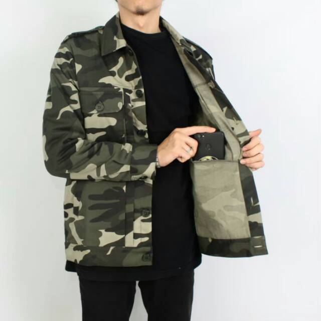 BGSR Jaket Parka Camo Hanzo / Jaket Militer / Jaket Parka Army