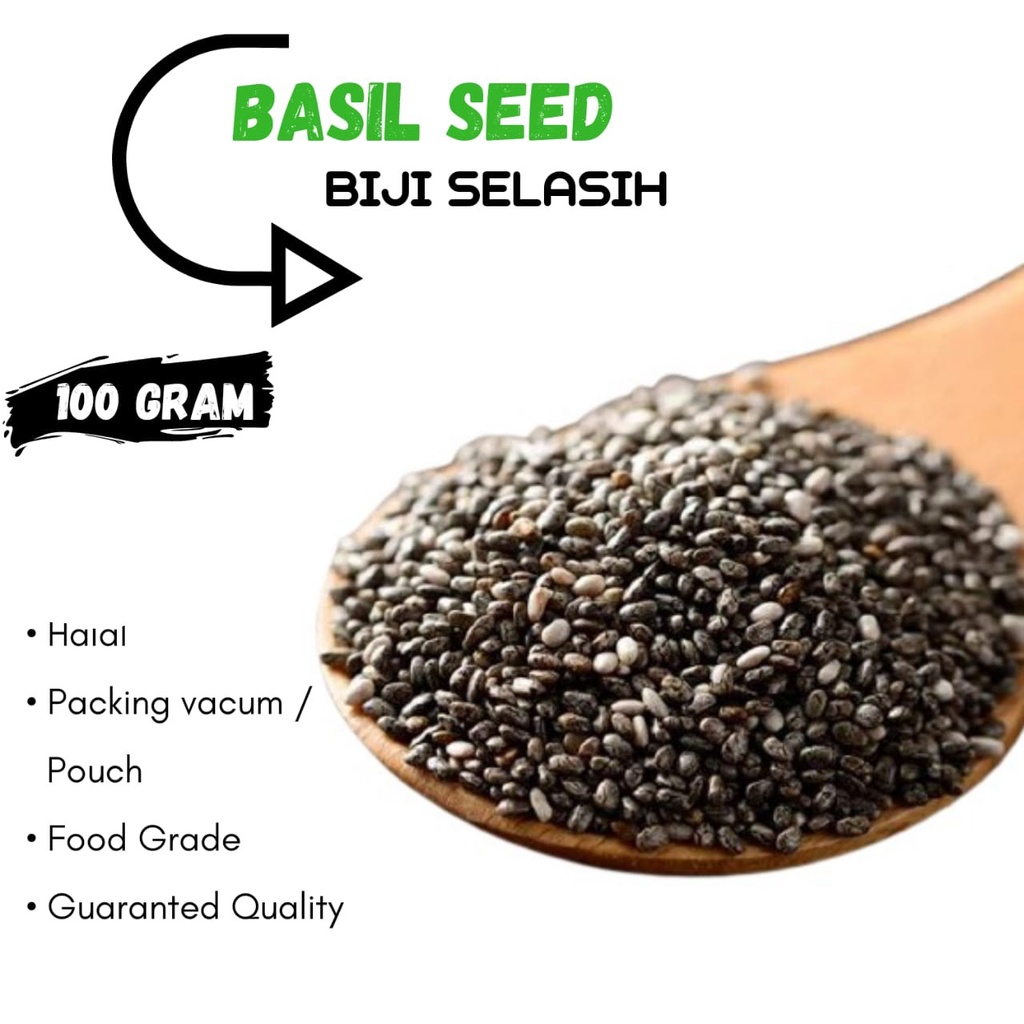 

Biji Selasih 100 gr Refill Pack