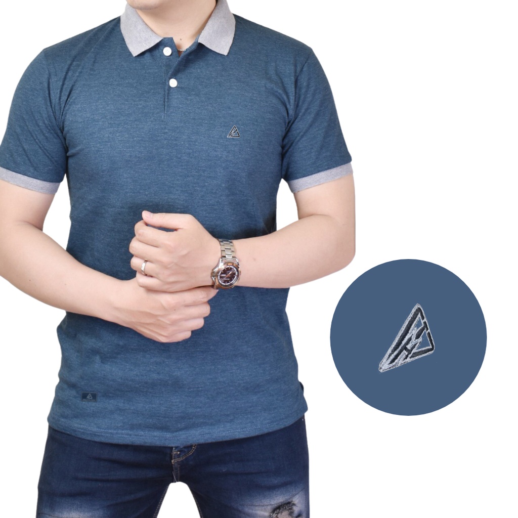 Polo Shirt Pria Lengan Pendek Pria Polos Kerah | Kaos kerah | Polos Gerimis