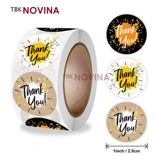 

[KODE 97] Stiker Thank You / Label Segel Thank You (10 pcs)