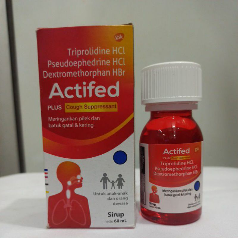 Actifed Plus Cough Supressant 60 ml