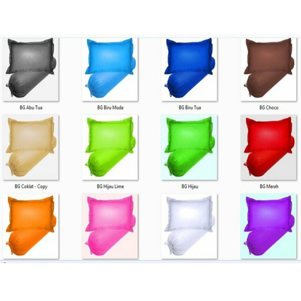 Best Seller Jaxine Sarung Bantal Guling Bahan Waterproof Polos | Sarban Sargul Murah | Cover Bantal Guling Set 7W5ZRNfg0y13O