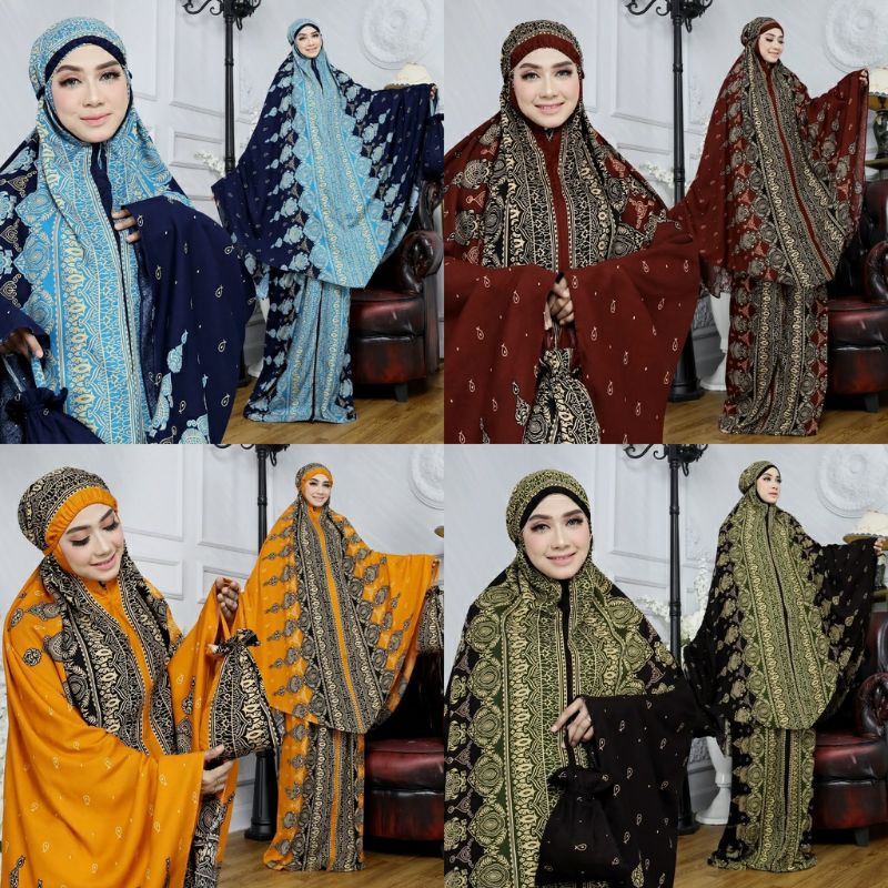 Mukena Tebal Adem Jumbo Model Mukena Dewasa 2022 Mukena Bahan Rayon Premium Dewasa Motif Mukena Jumb