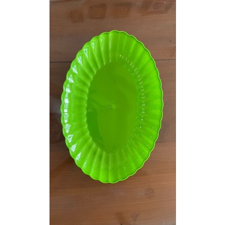 piring kerang tanggung/ piring oval tanggung/ piring oval tebal/ piring prasmanan oval/ piring plast