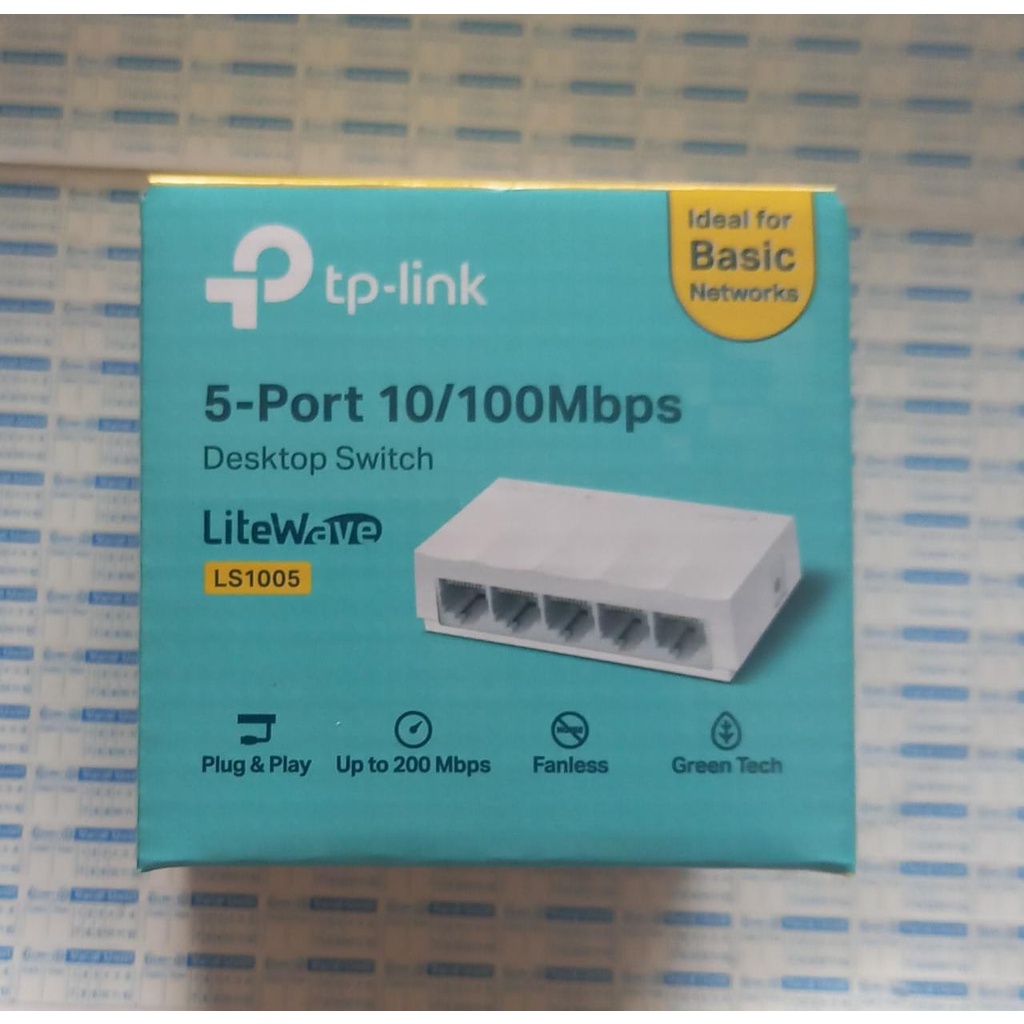tplink ls1005  5 port 10 100mbps desktop switch plastic case tp link fast ethernet