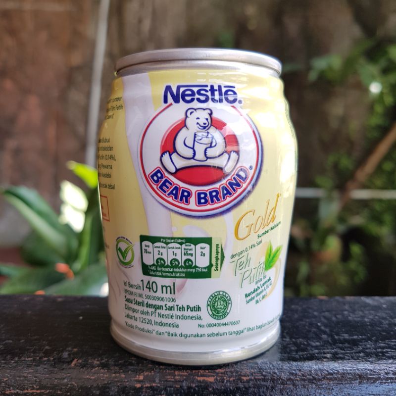 

Bear Brand Gold White Tea isi 140 ml