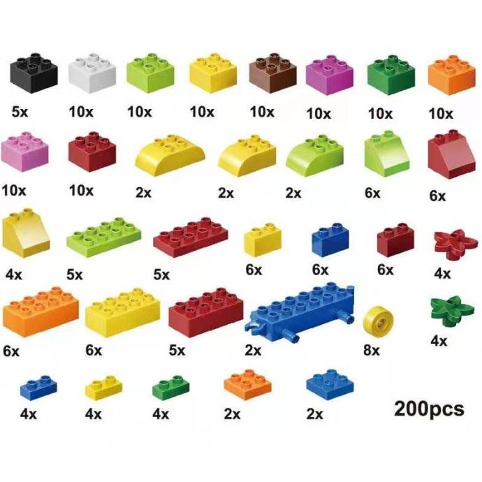 Diy Brick Balok Besar Building Block Blok Duplo