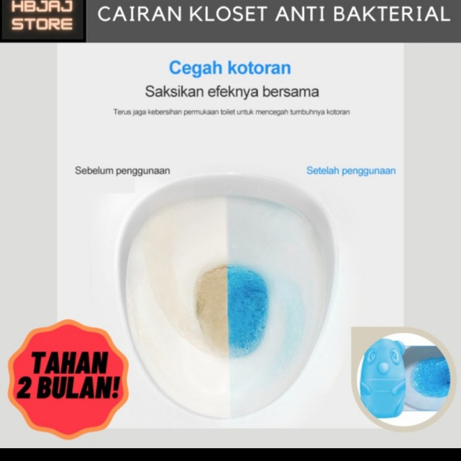 Ready Stock!  Cairan biru pembersih toilet