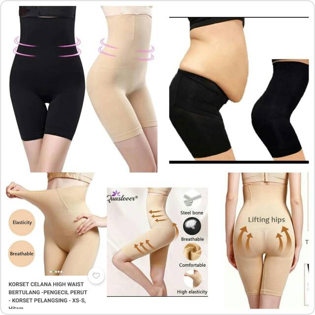 KORSET CELANA MUNAFIE HIGH WAIST BUTT LIFTED CELANA KORSET PENGECIL PERUT