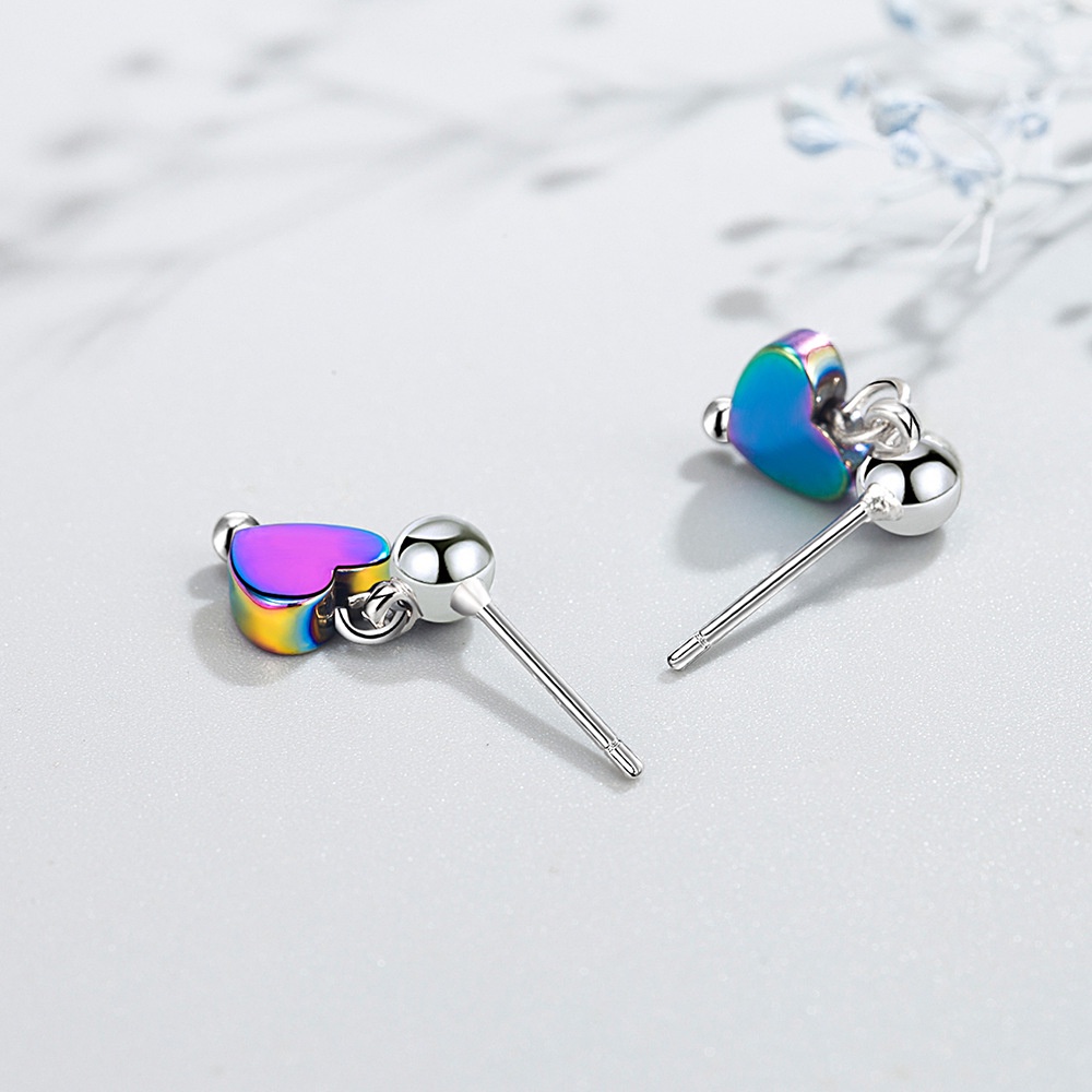 Anting Perak 925 Wanita Cinta Manis Fashion Perhiasan/Subang Telinga anting perempuan