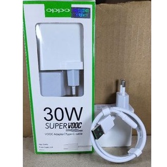 Charger Oppo SUPER VOOC 30W Type C/USB C ORIGINAL 100% OPPO RENO 4