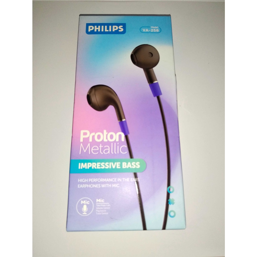 Headset/Handsfree/Earphone Philips VA-258 proton metalic