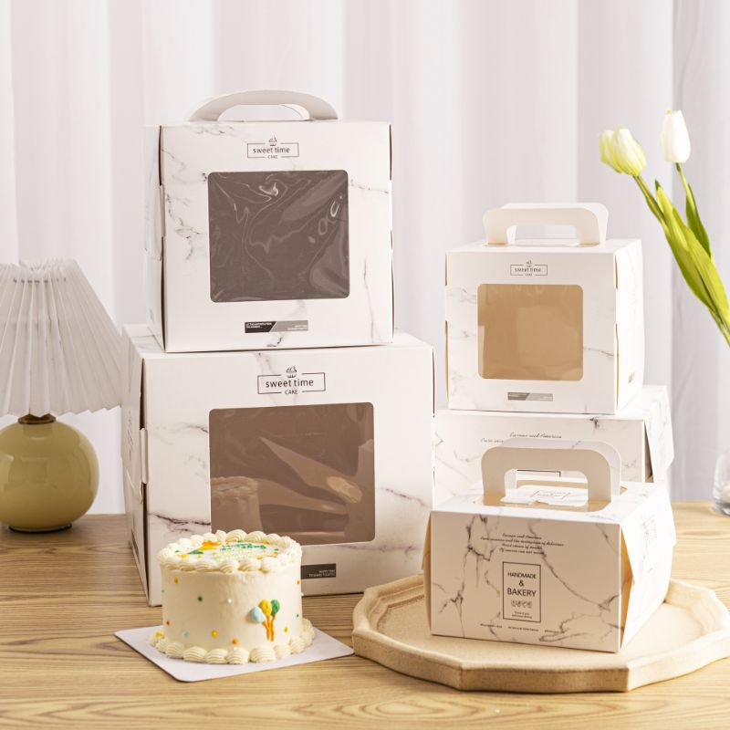 

Kotak Kue Ulang Tahun Marble Birthday Cake Box BK08