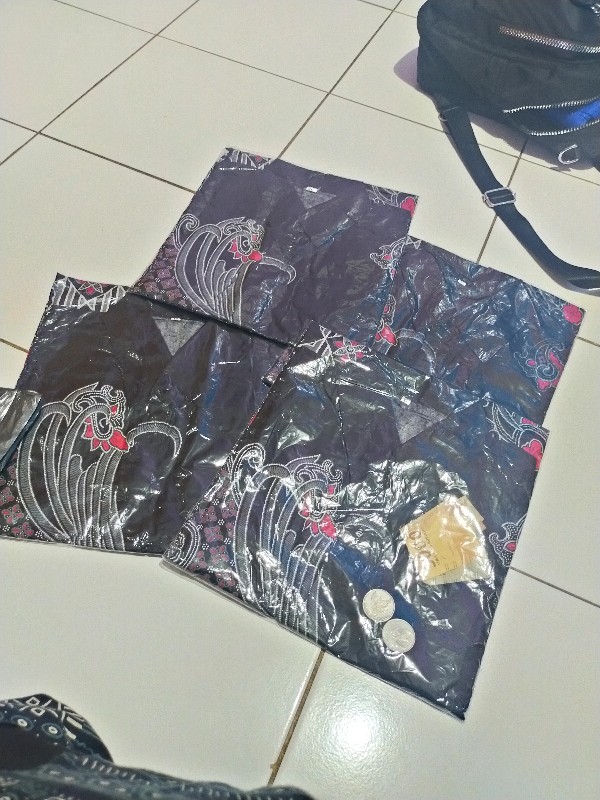 Batik Couple Keluarga Sania Ruffle Ori Ndoro Jowi Dnt Kenari Hitam Maroon Terlaris Garansi Shopee