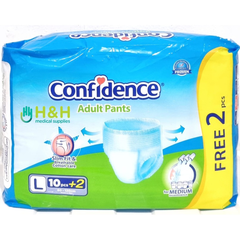 Confidence Adult Pants / Popok Celana Dewasa Confidence Anti Bocor / Adult Diaper Pants / Confidence Pants Dewasa