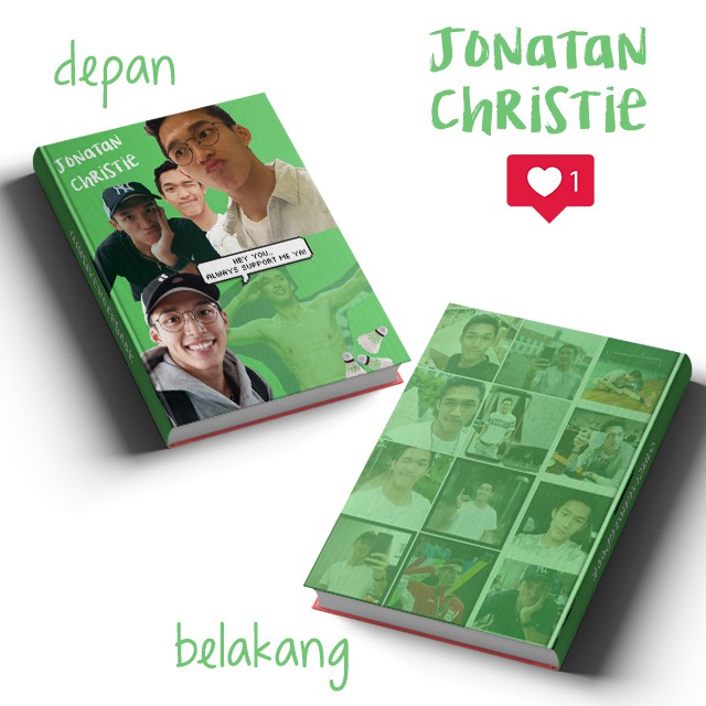 

Jonatan/Jonatan Christie/Jojo/buku tulis/badminton/notebook/buku catatan