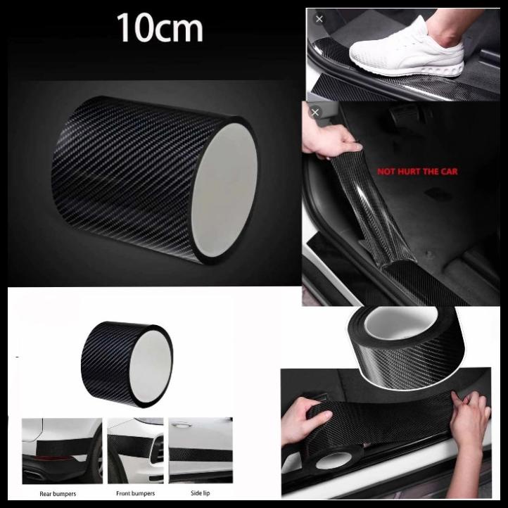 Sillplate Mobil Agya Ayla 2017 2021 Stiker Carbon 5D