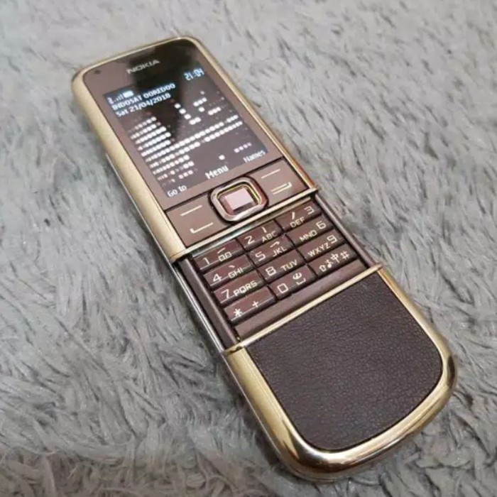 Nokia 8800 Arte Hp Handphone Nokia Jadul Langkah Elegant Hp Sultan