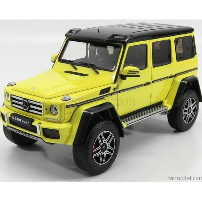 KORTING DIECAST MOBIL 1 32■ 1/18 ALMOST REAL MERCEDES G500 4X4 YELLOW BLACK WHITE DIECAST MINIATUR