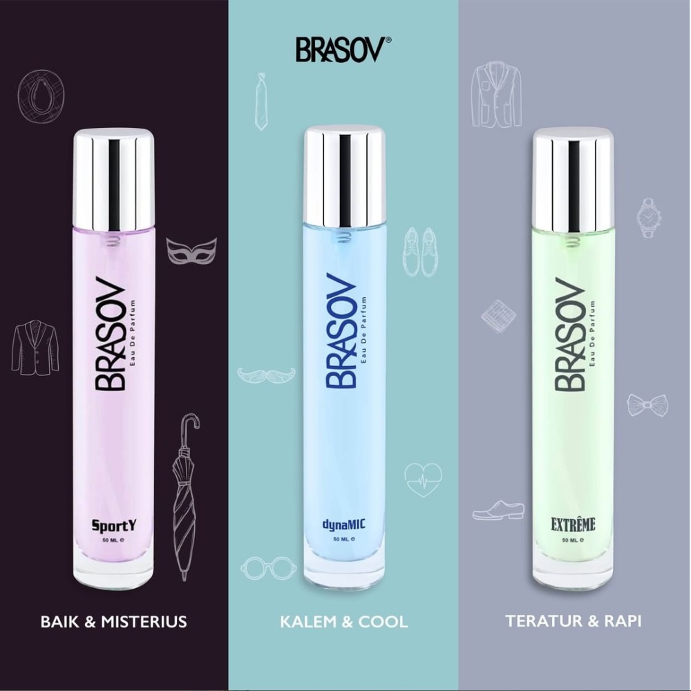 BRASOV - Eau De Parfum 50ml (✔️BPOM)