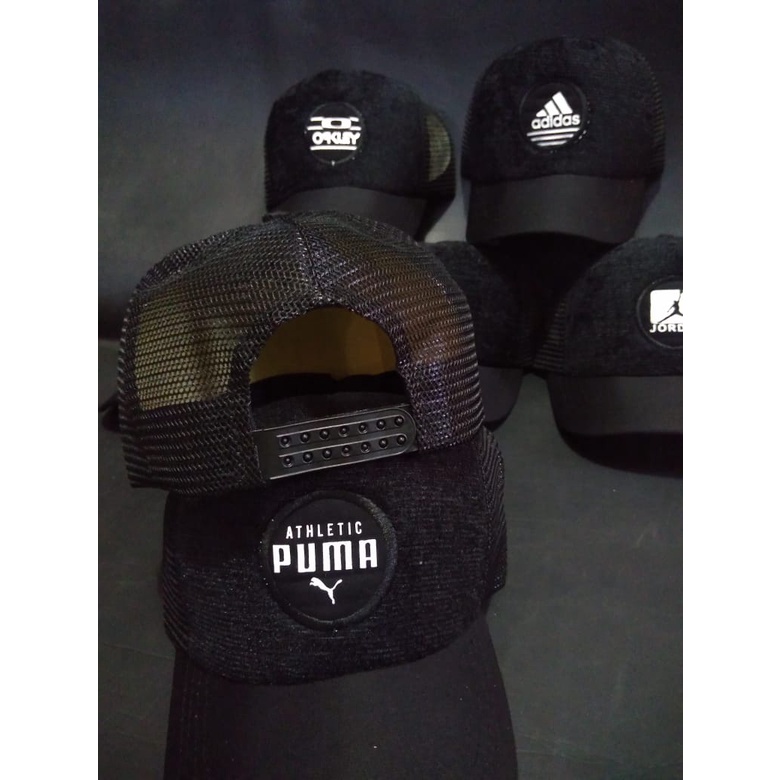 Best seller Topi pria jaring distro penambah aura kekinian motif Random unisex/realpict/COD