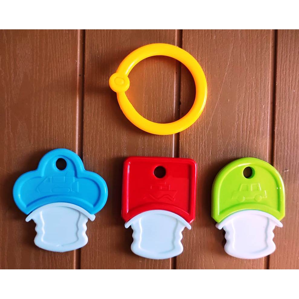 Mainan Gigitan Bayi Teether Keys