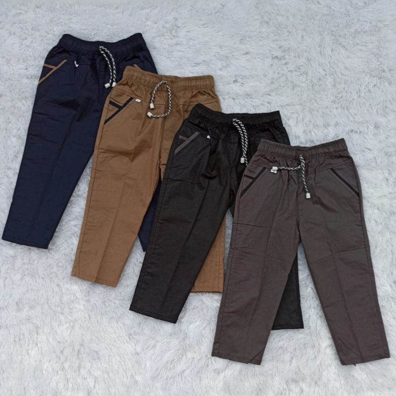 Chino pant kid - celana panjang anak laki- laki perempuan usia 1-14 tahun murah berkualitas.