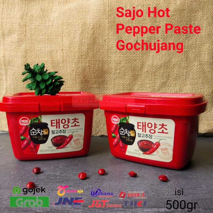 

Siap Kirim Sajo - Hot Pepper Gochujang Paste / Pasta Gochujang Korea 500 Gr