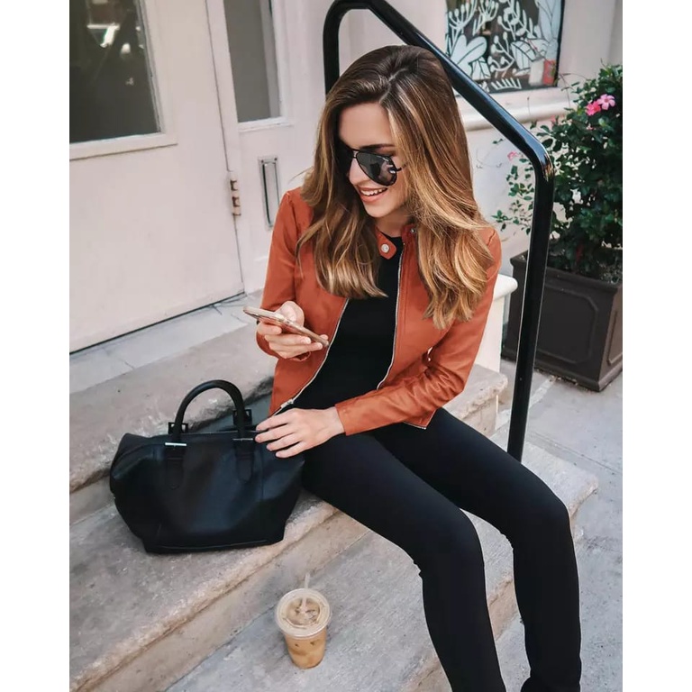 Jaket kulit wanita jaket kulit wanita terbaru jaket kulit domba asli 100% jaket kulit cewek murah ja