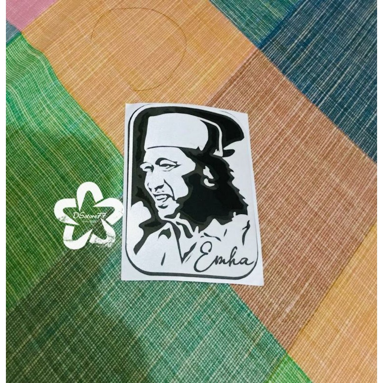 Sticker Cutting Gambar Cak Nun / Mbah Nun