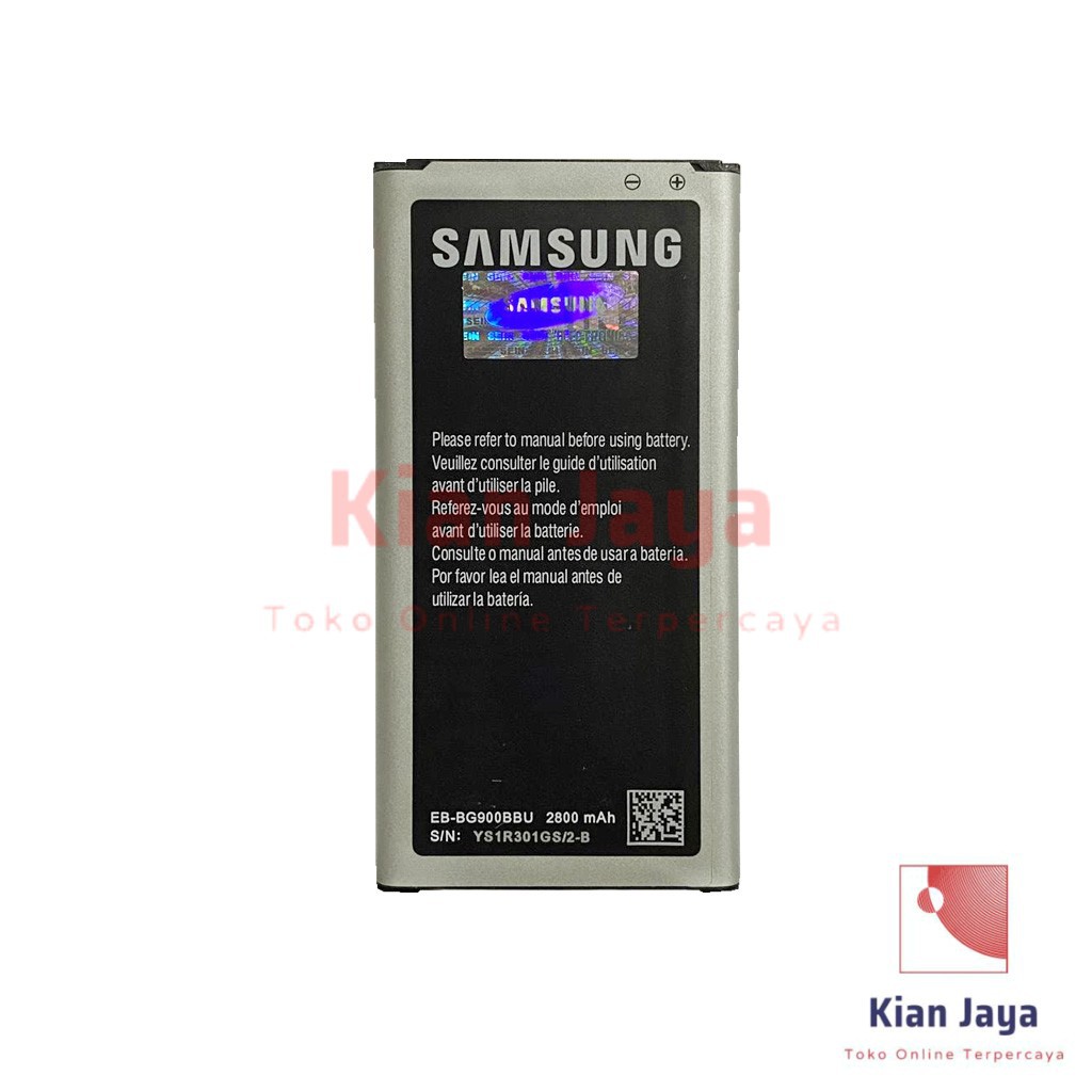 [Garansi 100% Ori] Baterai Galaxy S5 / i9600, SM-G900F, EB-BG903BBE Batre Battery HP G900 G900F Support NFC Aktif Original