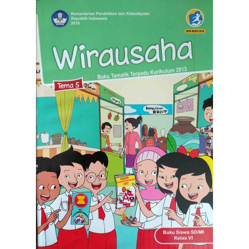 Buku Tematik SD Kelas 6 Tema 5 - Wirausaha