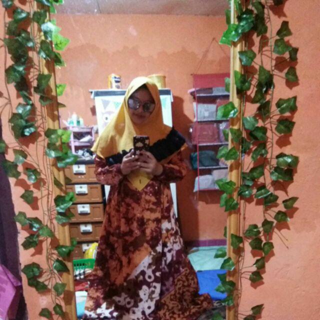 Tw34 Gamis Batik Twill Premium Motif Abstrak