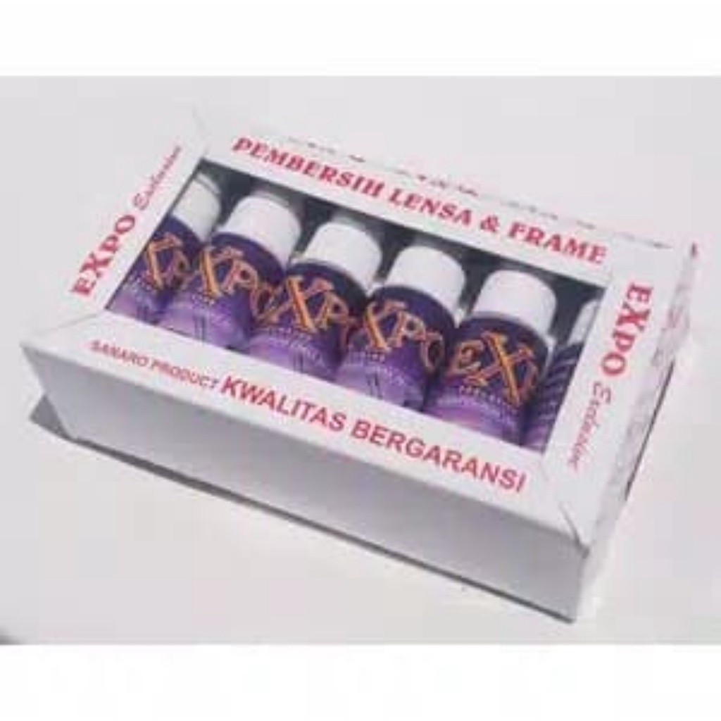 Pembersih lensa kacamata Expo 30ml { 1pack=12btl ]