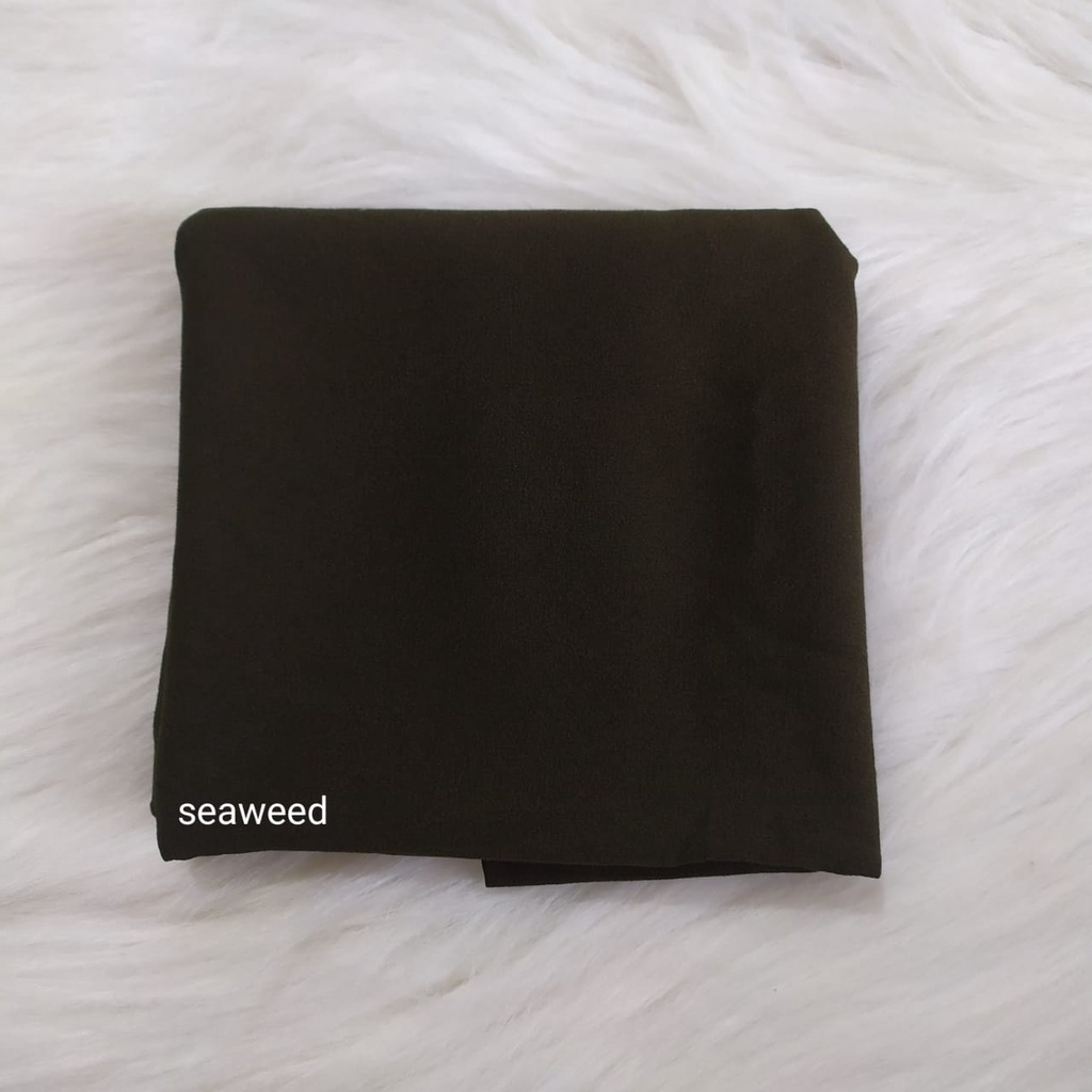 Bisa Cod Pasmina diamond 170x70cm / pashmina sabyan /pashmina diamond premium-Seaweed