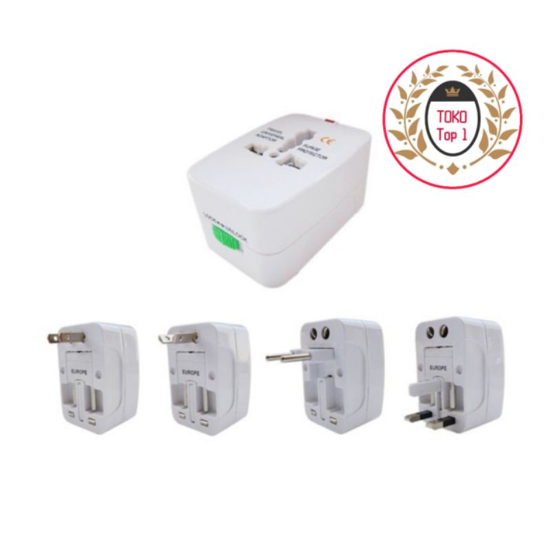 Adaptor Internasional Travel Adaptor Universal World International 150NEGARA