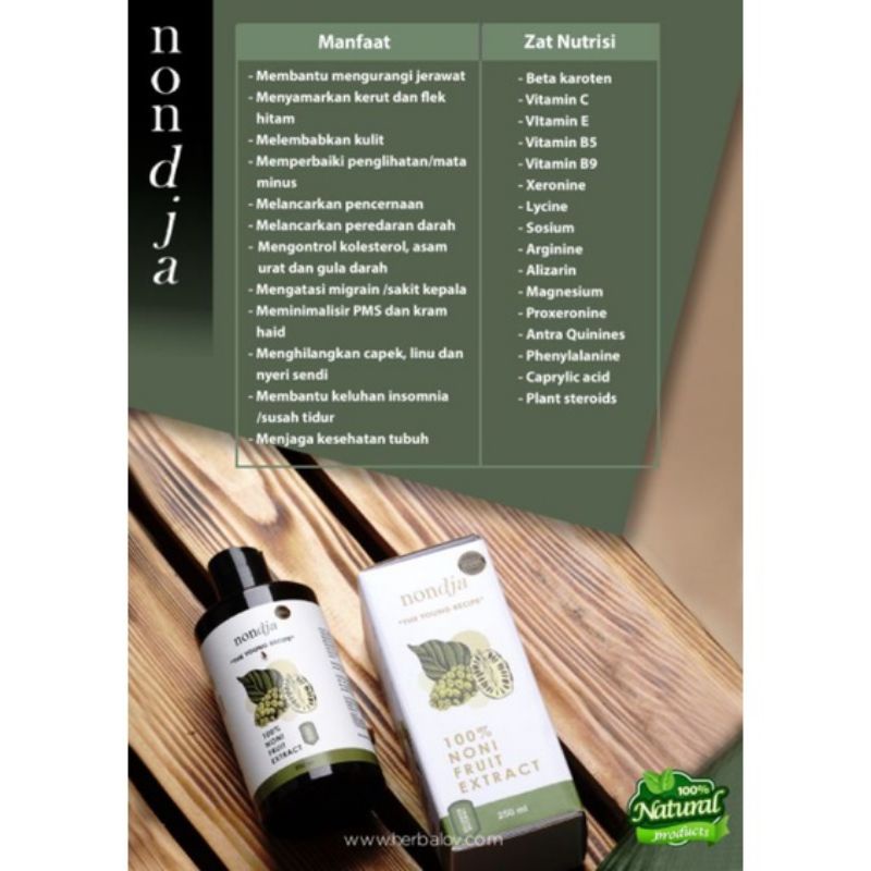 nondja|sari noni|sari fermentasi mengkudu|jus mengkudu