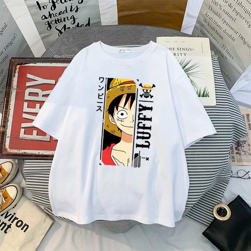 Mokokomo Kaos Luffy Baju Oversize Pria Kaos Oversize Pria Terbaru